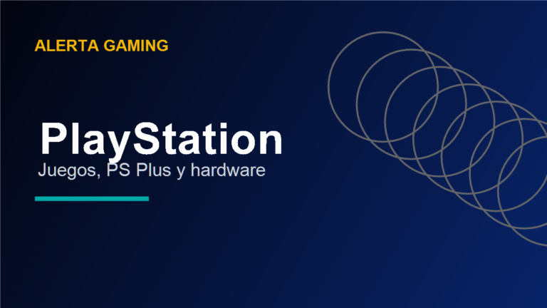 Imagen editorial Alerta Gaming playstation